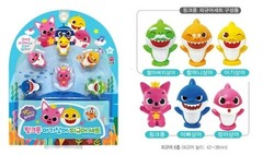 Pinkfong Baby Shark Family Figure Set 6P | Official Korea Toy | Kids Gift