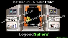 Airlock – Command/Engine Module Bulkheads | 1976 Mattel Space 1999 Eagle