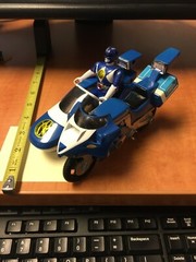 Vintage 1993 Bandai Power Rangers Triceratops Rex Battle Bike w/ Figure