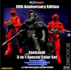 MACROSS Saga KITZ CONCEPT action figure Zentraedi Dark Khyron Red Soldier set