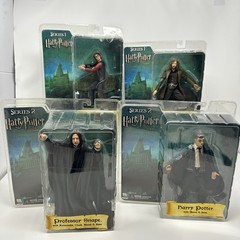 Harry Potter Series 1 & 2 NECA Figures Bundle 4 SEALED Sirius Black Prof Snape