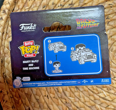 Funko Bitty POP! Rides Back To The Future #85521 Marty McFly & Time Machine -New