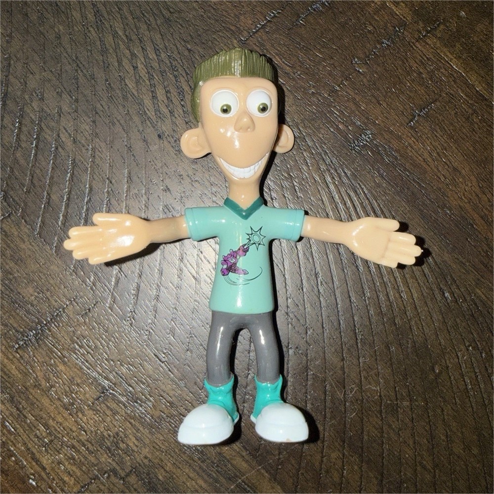 Vintage Jimmy Neutron Boy Genius Sheen Estevez Collectible Toy Figure 2003