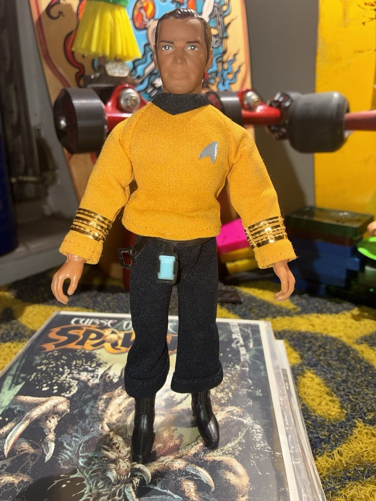 Mego type 2 Captain Kirk Star Trek Vintage Original 1974 Figure missing phaser