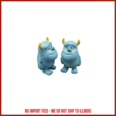 HOT SALE 3.2/4.3cm James Mike MrQ Sulley Action Figures Dolls Desktop Decor