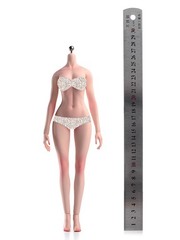 Makeup 1/6 Flexible Pale Skin Large Breast Female Figure Body Female Model Toy