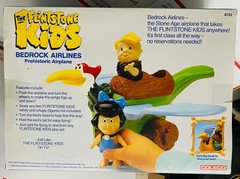 Coleco 1986 The Flinstones Kids Bedrock Airlines Prehistoric Airplane sealed