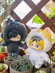 POP MART GONG x Haikyu!! The Dumpster Battle Plush Keychains