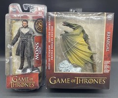 McFarlane Toys Game of Thrones Jon Snow & Rhaegal Action Figure Set Of 2