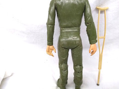 1965 Louis Marx Toys Soldier Moving Arms Legs Hats Boots Accessories Vintage