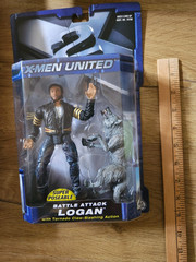 Marvel X2 X-Men United Lot of 4 Figures: Logan, Wolverine, Nightcrawler, Cyclops