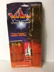 1985 Voltron Impulse, Time Keeper Robot Watch Original Package cardback w bubble