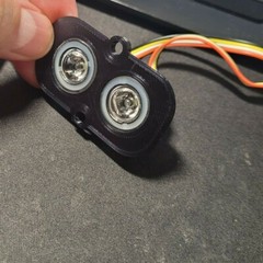 Redcat 64 Lowrider RC – Custom HALO LED Ring Headlight Bucket – 3D Printed