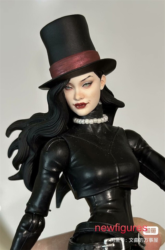 1/6 1/12 1/18 Zatanna Zatara Head Sculpt Fit 12″ 6″ 3.75″ Female Figure Body