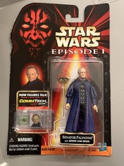 3PC Lot Hasbro Star Wars Episode 1 CommTech Collection 2&3 Action Figures SEALED
