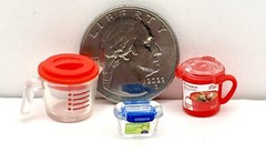 Home 3 Pieces Of Kitchen Plastic Ware Common Zuru Mini Brands Home Series 1
