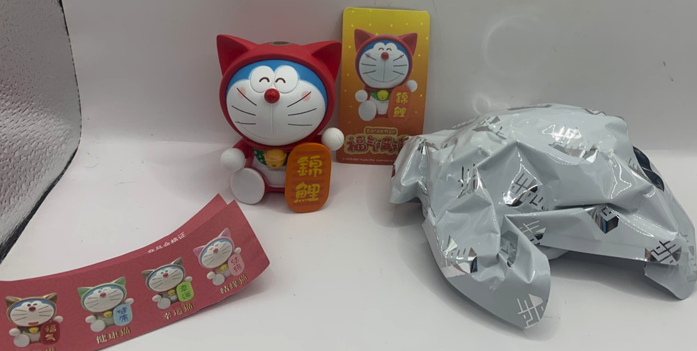 Doraemon Luckiest Full of Fortune Lucky Cat Series Blind Box Confirmed Figure