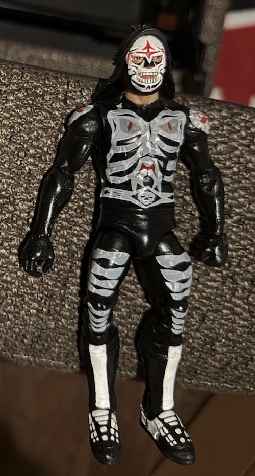 WCW La Parka Mattel Elite Wrestling Custom Figure Toy Wwe Ecw Aew Aaa Lucha