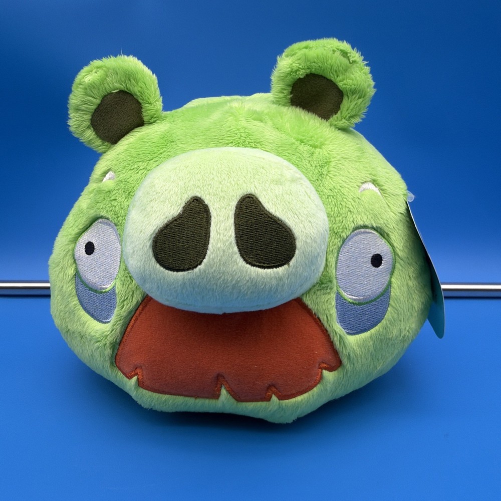 Angry Birds 8″ Moustache Pig Plush Officially Licensed With Tag Rare