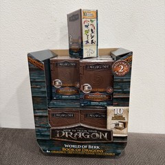 NEW How To Train Your Dragon World Of Berk Book Of Dragons Display With 12 Boxes