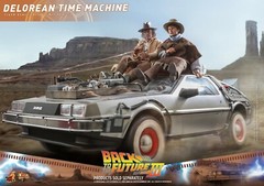 Hot Toys Delorean Back To The Future 3 III Time Machine 1/6 Scale Vehicle