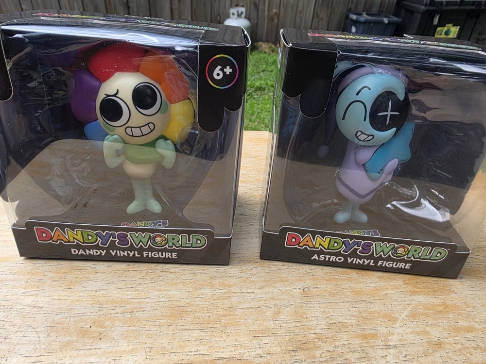 Dandy’s World Vinyl Figures Lot 2 Pack Dandy & Astro CultureFly Roblox NIB 2026