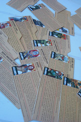 25 PC Variety LOT Hasbro GI Joe File Cards Black Back Factory Cut Vintage ?