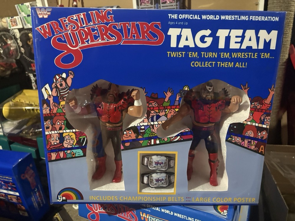 WWE LJN TAG TEAM BOX SET ROAD WARRIORS LEGION OF DOOM CUSTOM MADE NEVER RELEASED