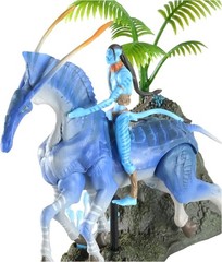 New Avatar World of Pandora Deluxe Action Set Tsu-Tey Direhorse Figures NIB