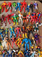 Vintage Assorted ACTION FIGURES LOT Marvel – 94 figures!!! – X-MEN