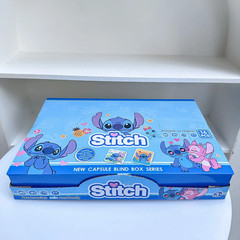 Stitch Mystery Capsule Blind Box, Random Mini Figure Set, Kids Surprise Toy Gift