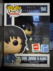 SOLO LEVELING Sung Jinwoo E-Rank 2025 ANIME EXPO SHOW STICKER + POP PROTECTOR
