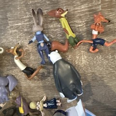 Zootopia Figures Lot Judy Hopps Nick Wilde Police Vehicle Jerry Flash+ OFFICIAL