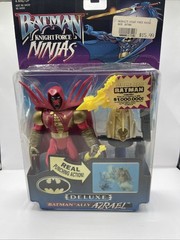 1998 Batman Ally AZRAEL Deluxe Knight Force Ninjas with Punching Action Sealed