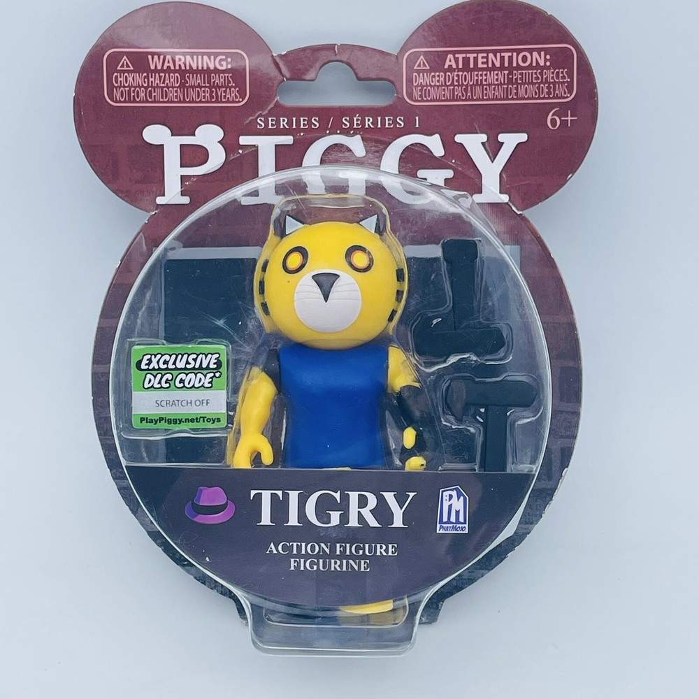 Roblox Piggy Series 1 TIGRY Figure Exclusive DLC! New Sealed Free Next Day Ship