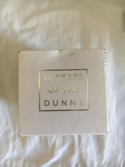 Kidrobot Special Edition 10th Anniversary DUNNY 3″ 10 Years 4 Months SILVER NEW 