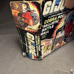 GI JOE Cobra Pogo 1987 Original Parts Bag Sealed Unopened Hasbro Vtg Open Box