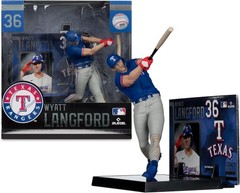 McFarlane MLB SportsPicks * Wyatt Michael Langford Texas Rangers * 7in Posed Fig