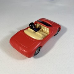 SUPERMAN The Animated Series Lois Lane in Car Pull Back Toy 1997 Burger King DC