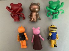 Roblox Piggy Figures Lot Of 6 Series 1 /Phat Mojo/Billy/Fox/Gold/Parasee +