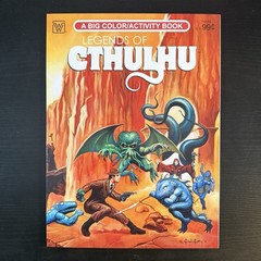 LEGENDS OF CTHULHU SPAWN MINION & EXCLUSIVE COLORING BOOK LOVECRAFT WARPO 2014