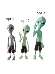 Paul the Alien Garage Figure Collectable Statue Handmade 90Cm ⚠️FULL PAINTED ⚠️
