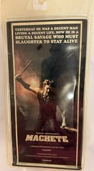 Machete Robert Rodriguez Machete Action Figure Boxed w/ Knife Accessories