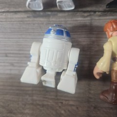 LOT OF 4 HASBRO 2000s PLAYSKOOL GALACTIC HEROES STAR WARS MINI FIGURE TOYS