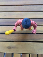 OVERTOP MAN MEXICO WILD BULL WITH BAT! MCT TOP WARRIOR MANNIX T.T. TOYS 90’s KO
