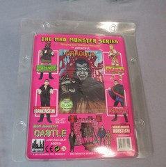MAD MONSTER Series 1 8in Mego style Wolfman, Dracula, Mummy, Frankenstein NEW