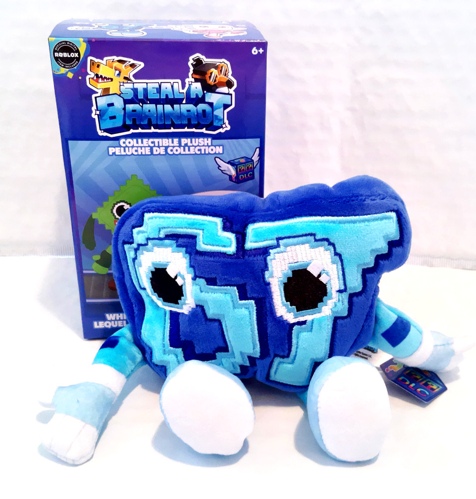 Roblox Steal A Brainrot 67 Chase Mystery Box 6″ Plush & DLC Code New -READ-