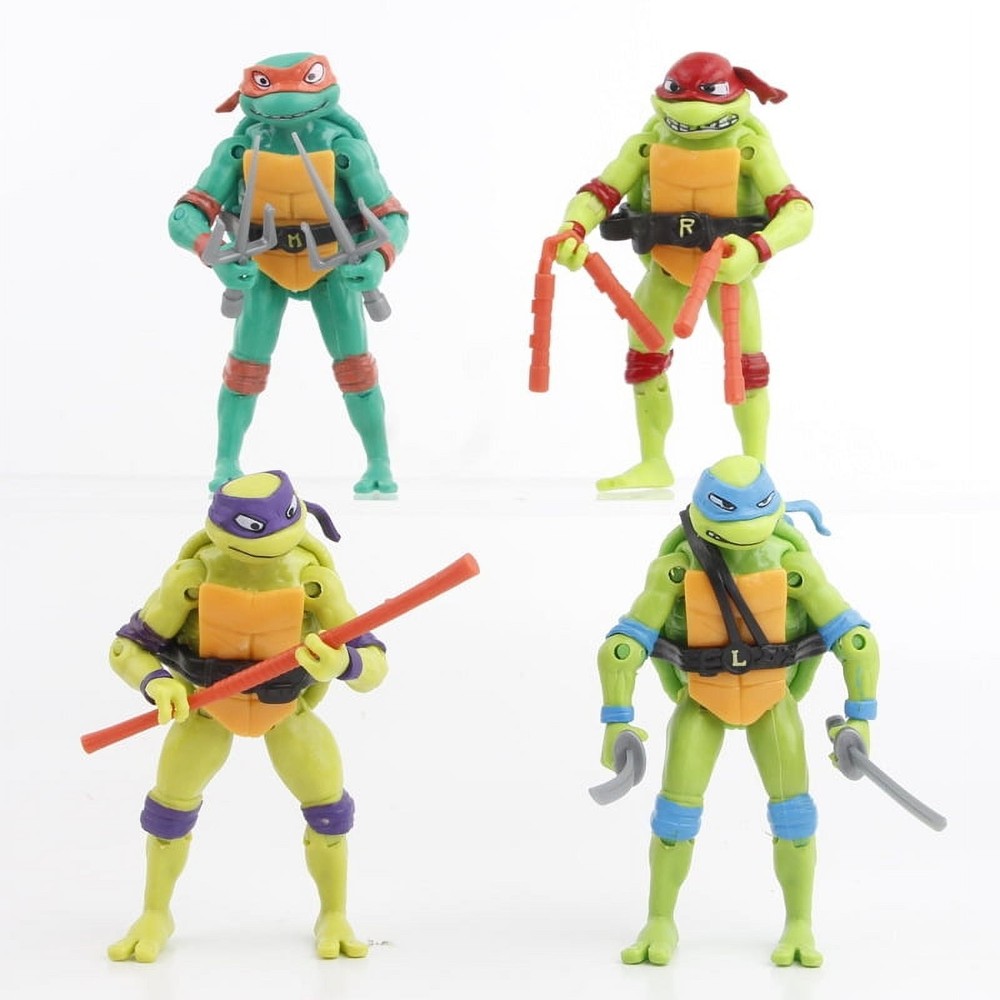 Teenage Mutant Ninja Turtles Classic Collection TMNT 4 Pc Action Figures Toys 7t
