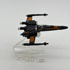Hot Wheels Star Wars Poe Dameron X-Wing Fighter Black Die-Cast Vehicle Stand