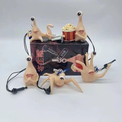 5Pcs Weird Creature PVC Figurines Blind Box Collectible Toy For Home Decoration